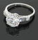 GIA Cert 2.64ctw Diamond Ring - Platinum - 6