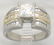GIA Cert 2.31ctw Diamond Ring - Platinum and 18KT - 8