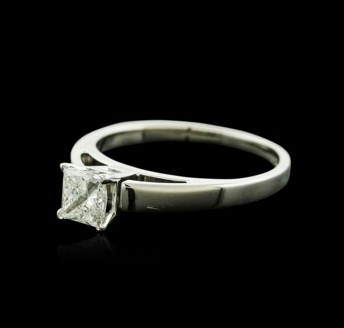 14KT White Gold 0.70ct Diamond Ring: One solitaire ring featuring: 14KT white gold weighing 3.05 grams containing one diamond with a total weight of 0.70ct.