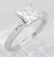 GIA Cert 1.01ct Diamond Ring - 14KT White Gold - 3