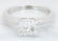 GIA Cert 1.01ct Diamond Ring - 14KT White Gold - 7