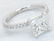 GIA Cert 2.32ctw Diamond Ring - Platinum - 4