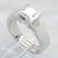 GIA Cert 1.29 ctw Diamond Solitaire Ring - 14KT White - 9