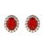 2.30 ctw Opal and Diamond Earrings - 14KT Rose Gold