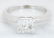 GIA Cert 1.01 ctw Diamond Ring - 14KT White Gold - 7