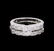1.70 ctw Diamond Wedding Ring Set - 18KT White Gold - 2