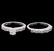 1.70 ctw Diamond Wedding Ring Set - 18KT White Gold - 3