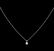 0.46 ctw Diamond Pendant With Chain - 14KT White Gold - 2