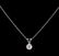 0.46 ctw Diamond Pendant With Chain - 14KT White Gold