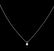 0.46 ctw Diamond Pendant With Chain - 14KT White Gold - 2