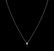 14KT White Gold 0.30 ctw Diamond Solitaire Necklace