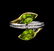 Crayola 2.20 ctw Peridot and White Sapphire Ring - .925 - 2
