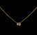 14KT Yellow Gold 0.09 ctw Diamond Solitaire Necklace