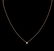 14KT Rose Gold 0.09 ctw Diamond Solitaire Necklace - 2