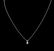 0.22 ctw Diamond Pendant With Chain - 14KT White Gold - 2