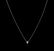 14KT White Gold 0.38 ctw Diamond Solitaire Necklace - 2