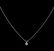 0.55 ctw Diamond Pendant With Chain - 14KT White Gold - 2