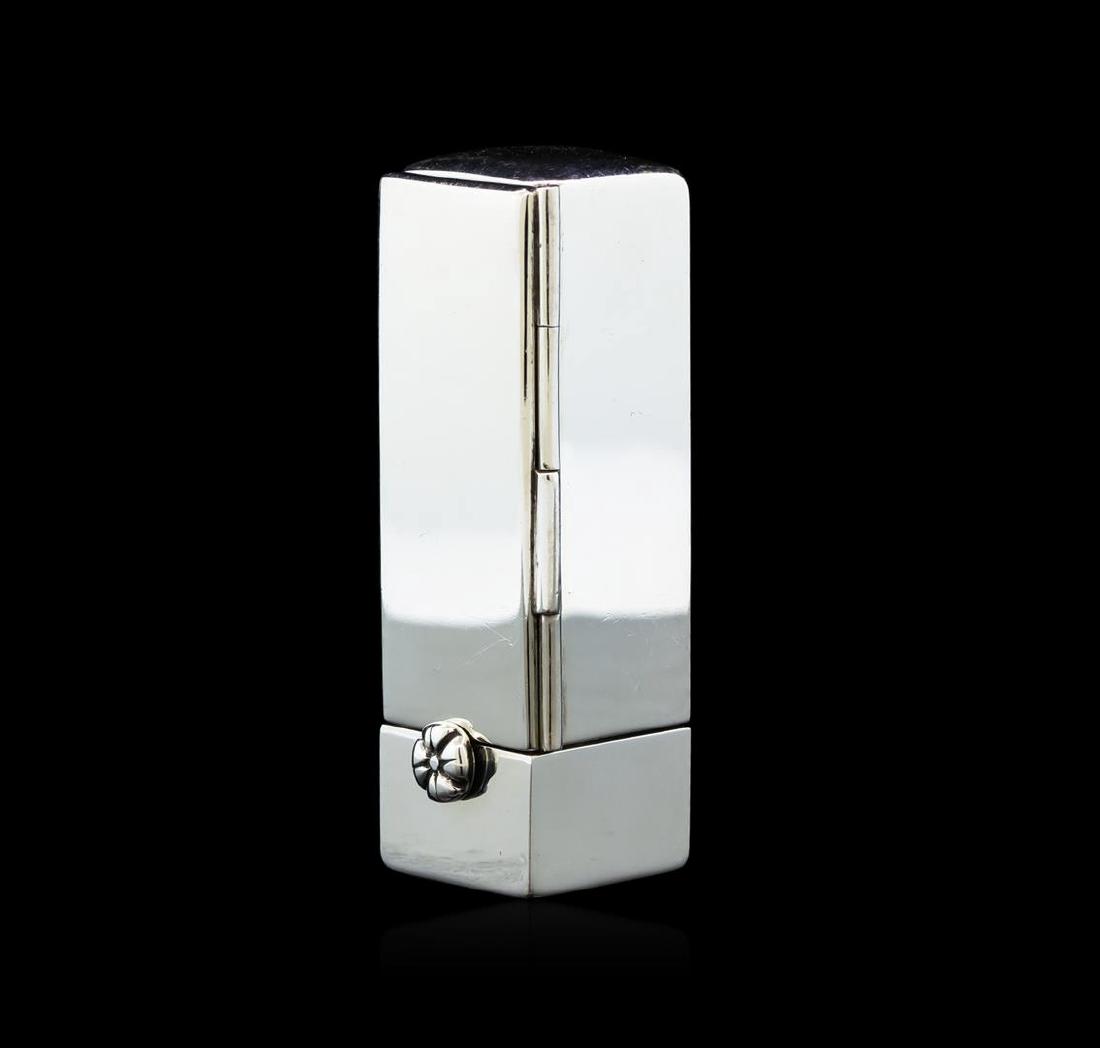 Tiffany & Co. Sterling Silver Lipstick Holder and: One Tiffany & Co. Sterling Silver Lipstick Holder and Mirror Combo including a Tiffany & Co. felt carrying case.