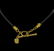 1.45 ctw Diamond Necklace - 22KT Yellow Gold - 2