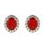 2.30 ctw Opal and Diamond Earrings - 14KT Rose Gold