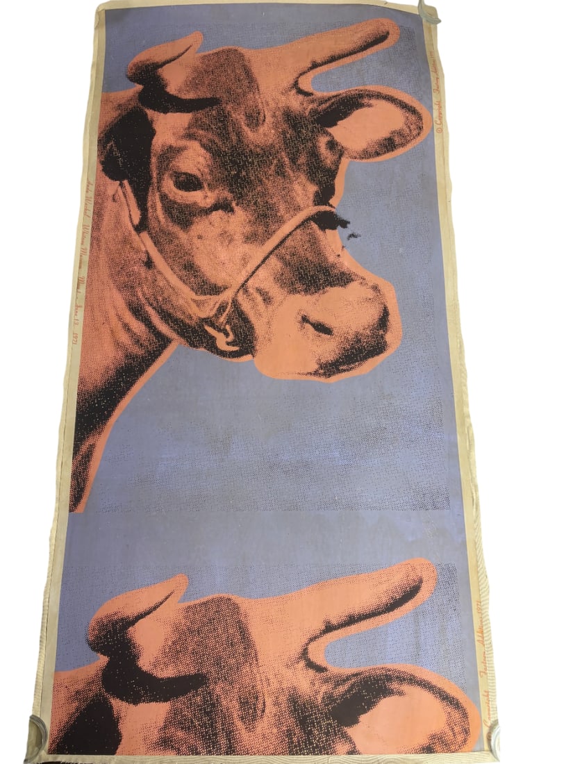 ANDY WARHOL WHITNEY MUSEUM COW POSTER (1 of 4)