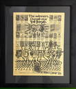 KEITH HARING GRAFFITI DRAWING NEWSPAPER