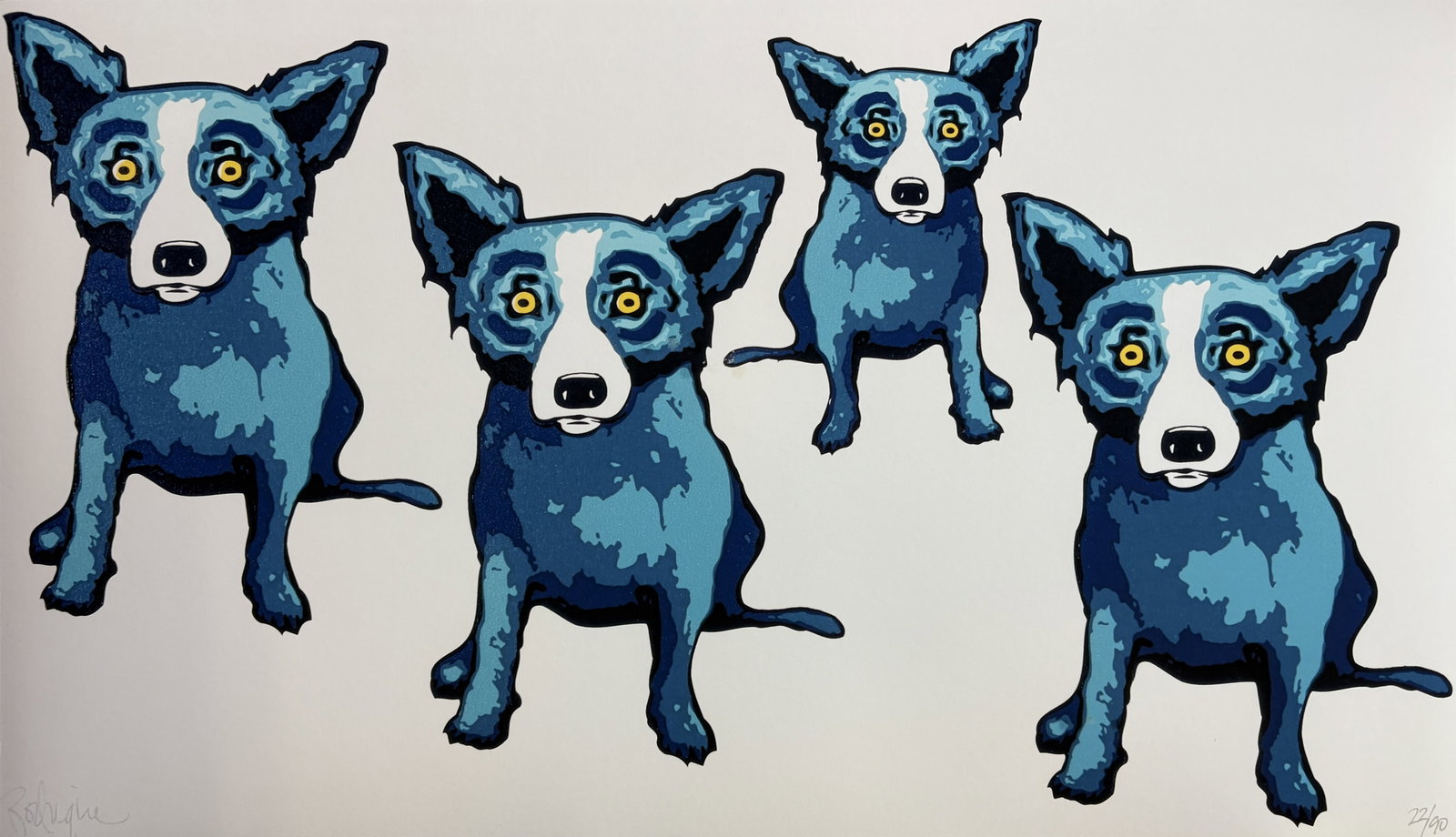 GEORGE RODRIGUE UNTITLED PRINT IN COLOR (1 of 2)