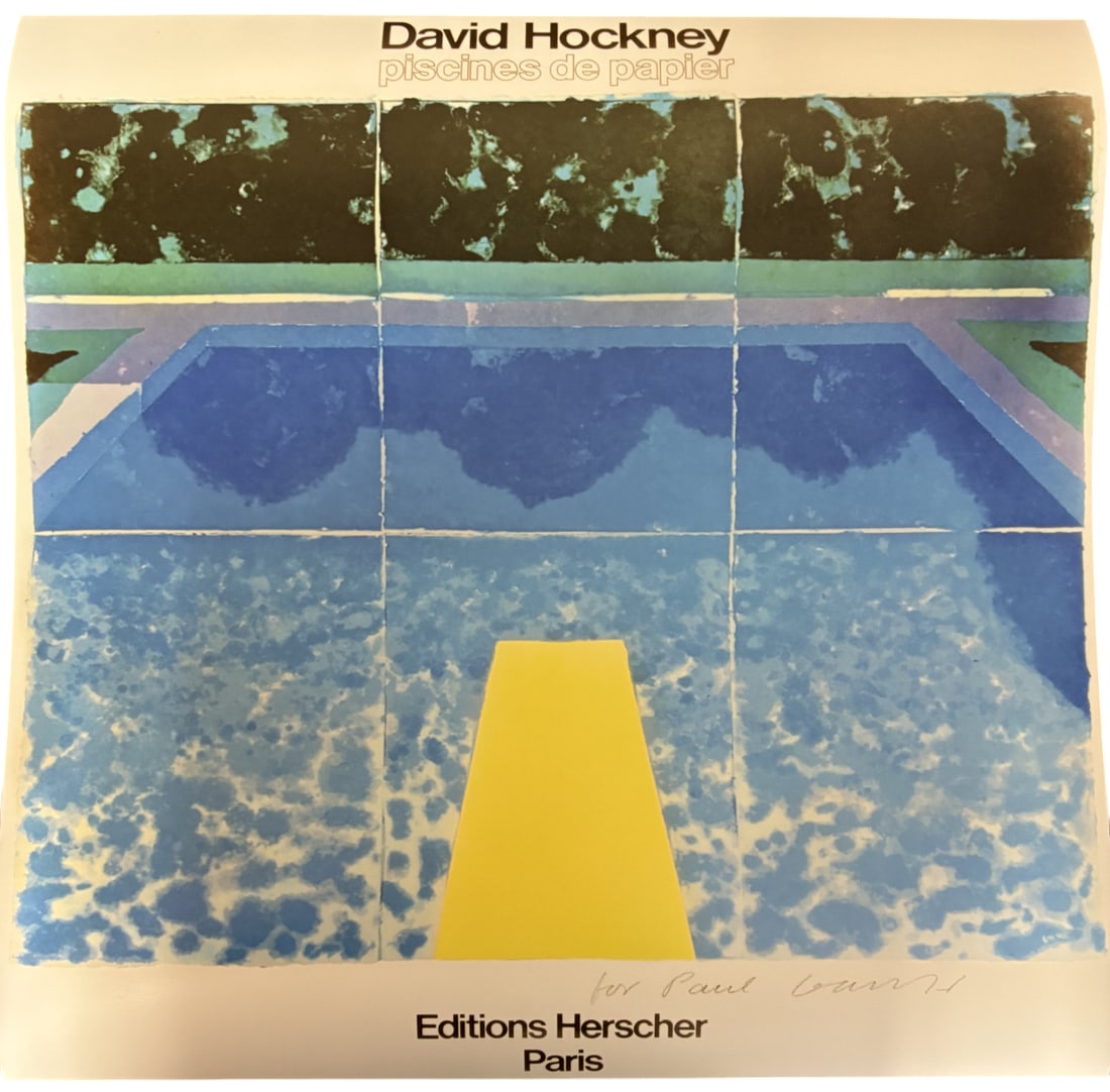 DAVID HOCKNEY 'PAPER POOLS' PHOTO LITHO (1 of 3)