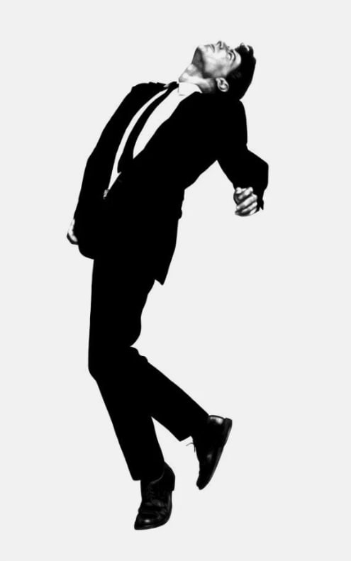 ROBERT LONGO 'MAN IN SUIT FALLING' PRINT (1 of 1)
