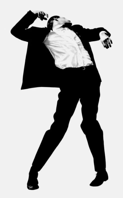 ROBERT LONGO 'MAN IN SUIT FALLING' PRINT (1 of 1)