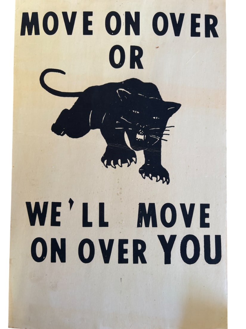 BLACK PANTHERS 'MOVE ON OVER' POSTER (1 of 2)