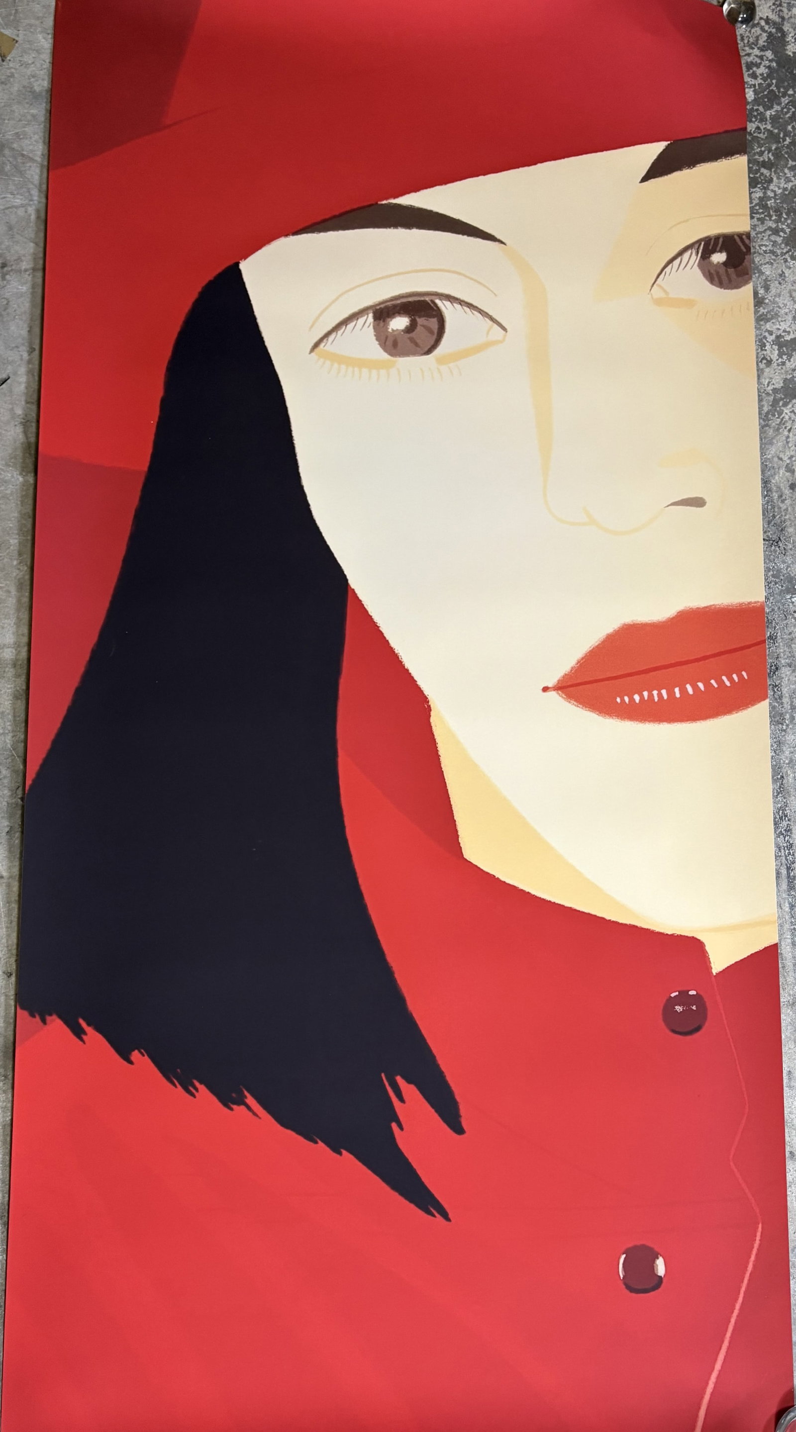 ALEX KATZ 'RED COAT' PRINT (1 of 2)