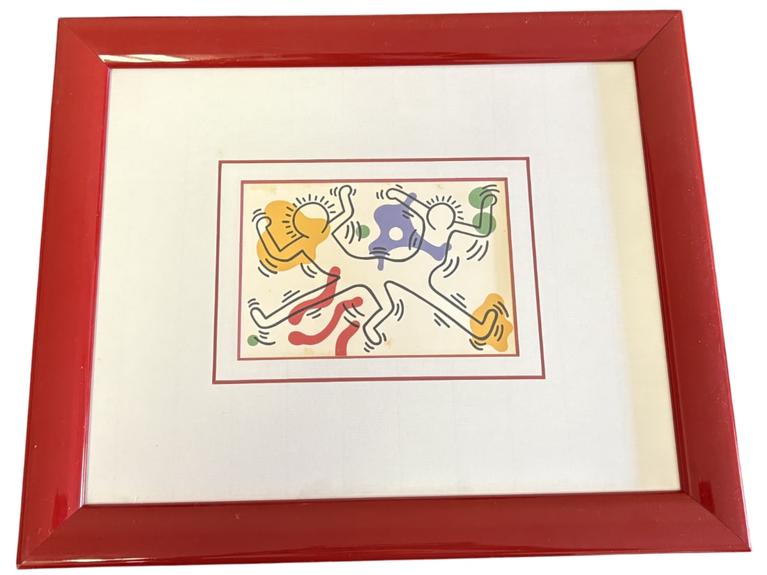 KEITH HARING DANCING PEOPLE LITHOGRAPH (1 of 3)