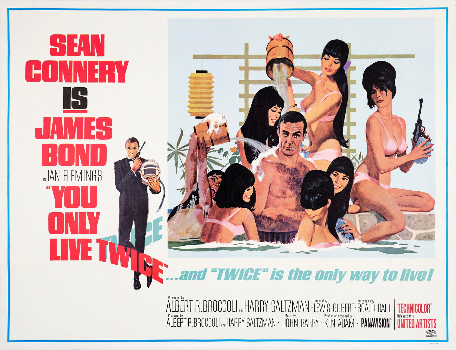 JAMES BOND YOU ONLY LIVE TWICE PRINT (1 of 1)