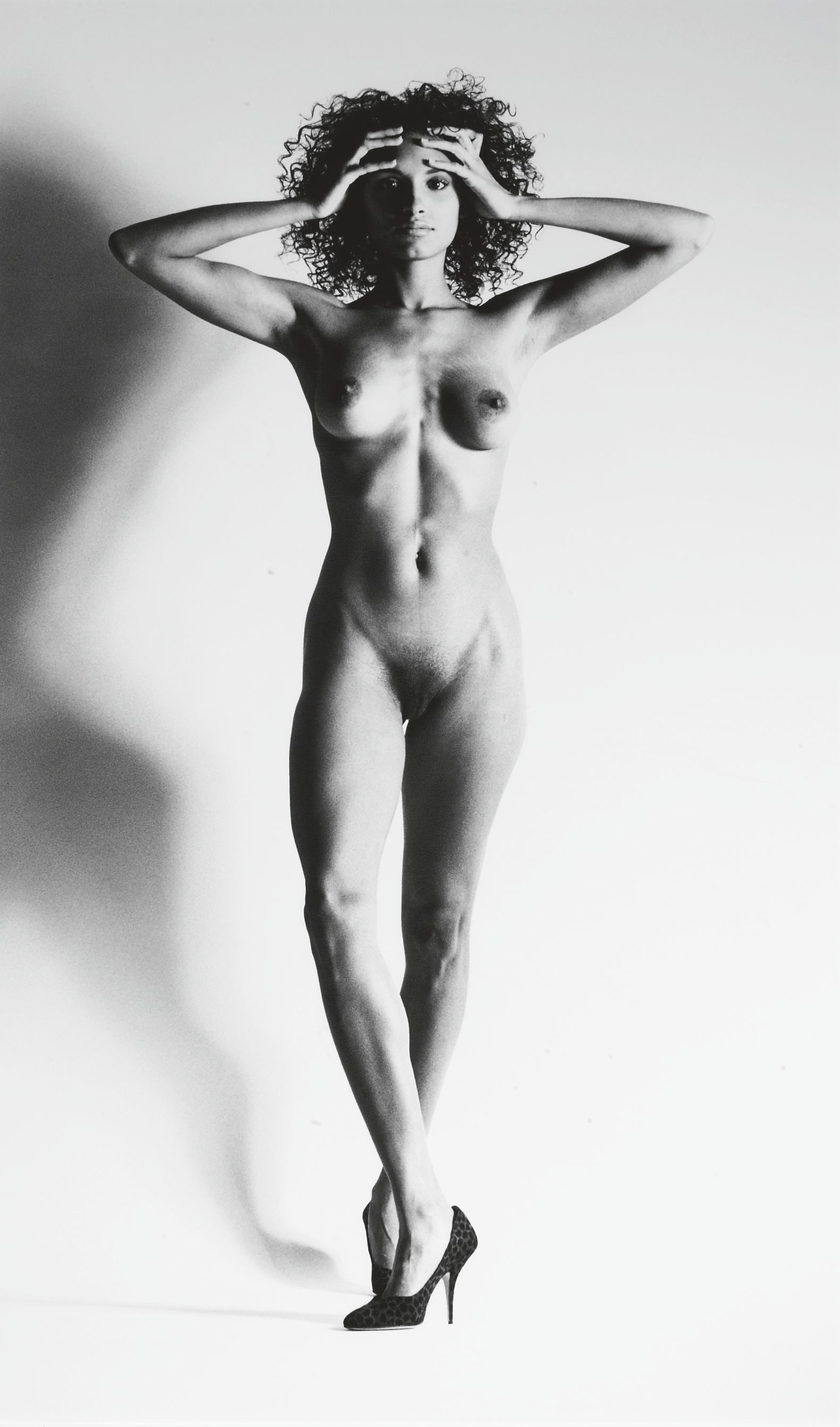 HELMUT NEWTON BIG NUDE XV PRINT: Helmut Newton Big nude XV Print measuring at 43x74 inches. Printed later.