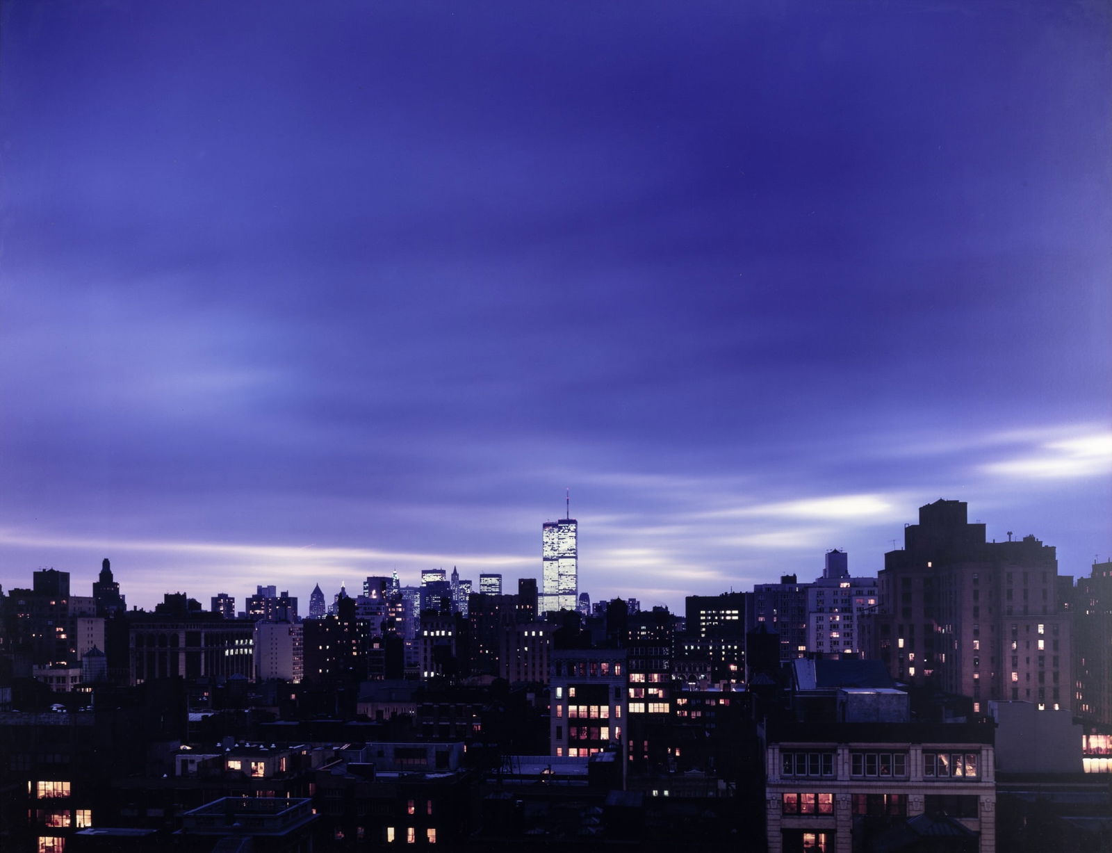 JOEL MEYEROWITZ WORLD TRADE CENTER PRINT: Joel Meyerowitz World Trade Center print measuring at 31x40 inches. Printed later.