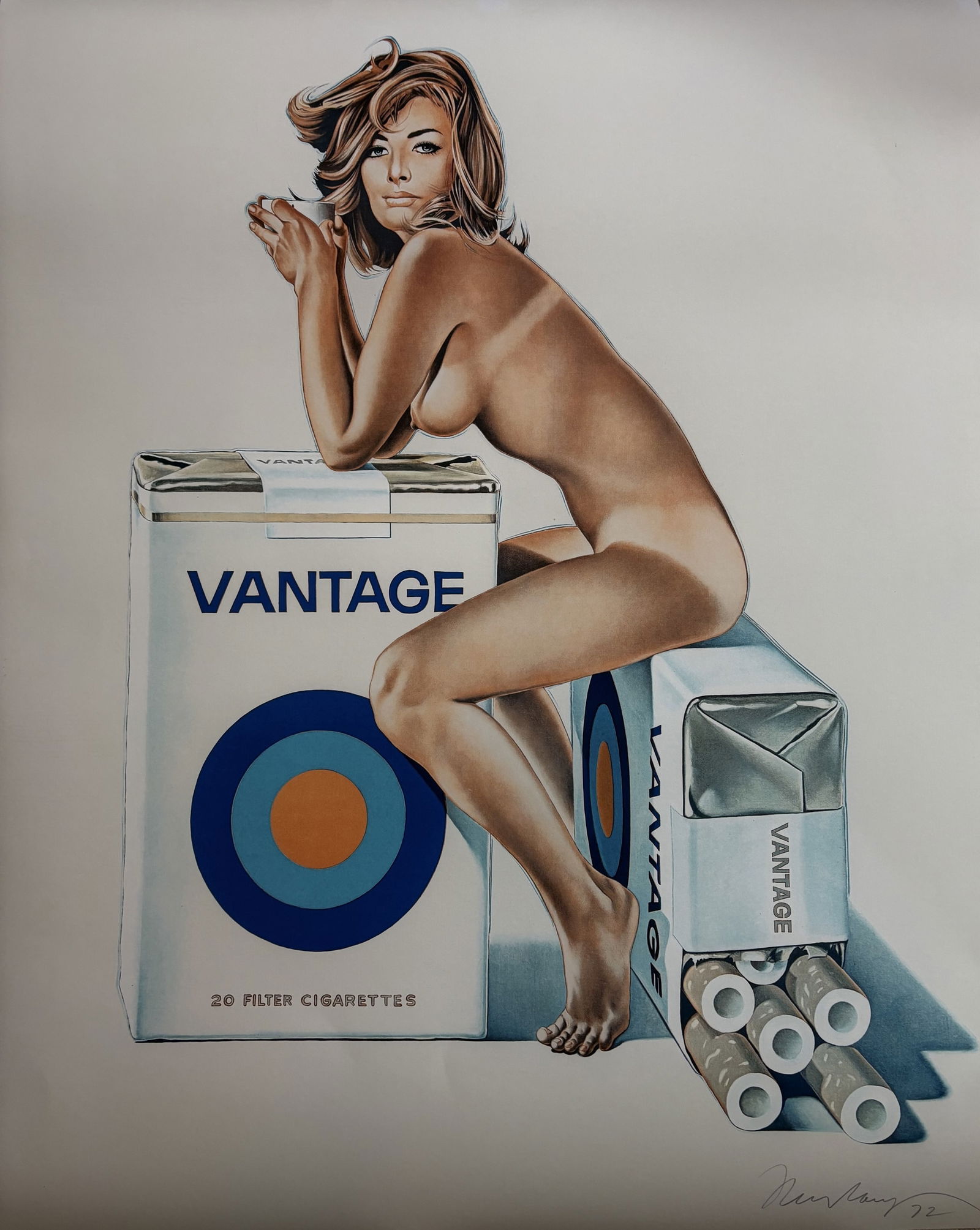 MEL RAMOS VANTAGE PRINT IN COLOR (1 of 3)