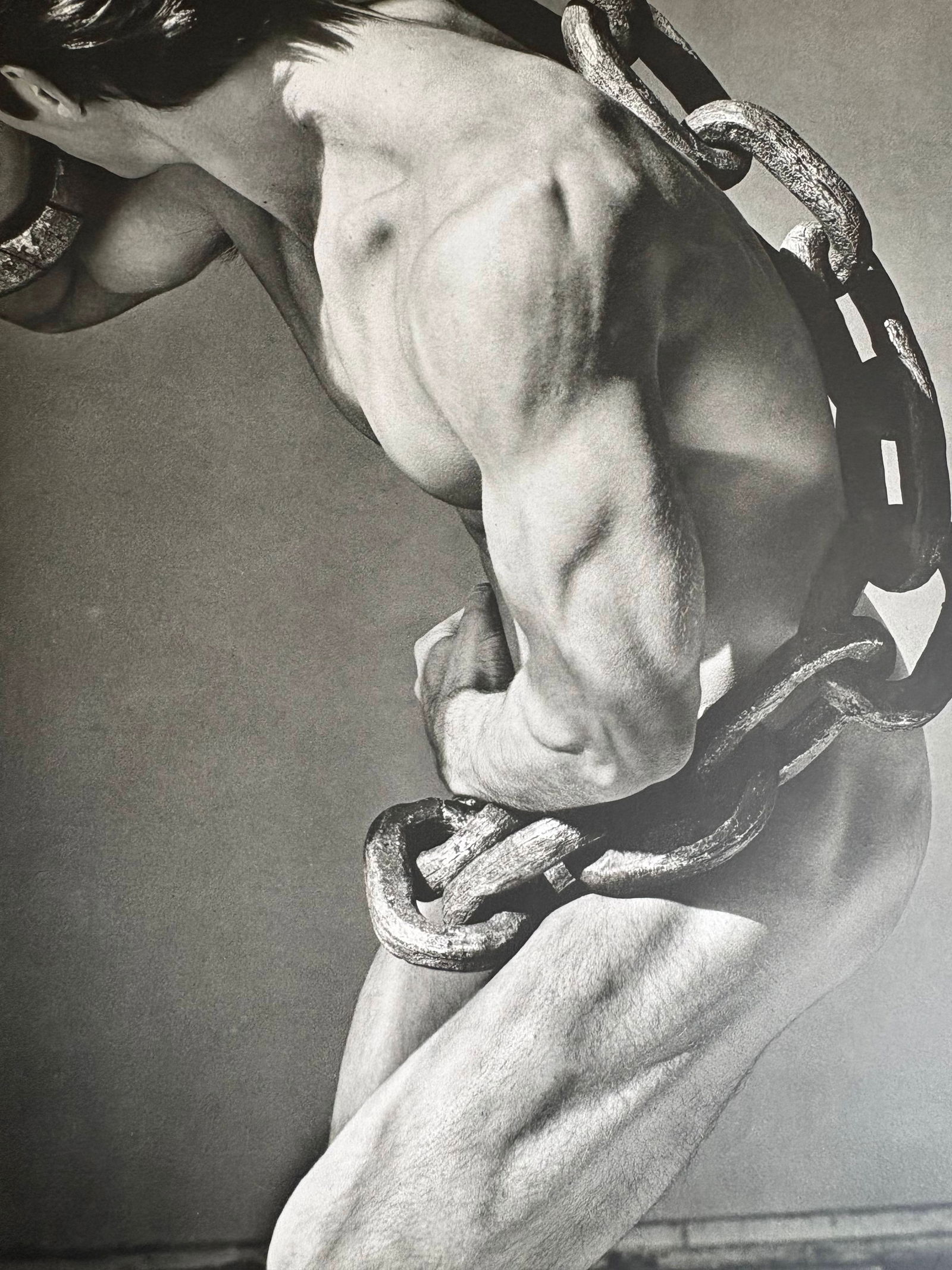 HERB RITTS 'MAN WITH CHAIN' PHOTOGRAVURE (1 of 3)