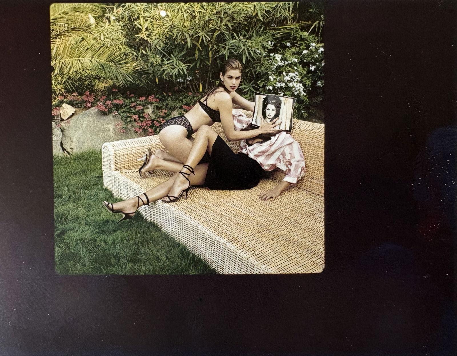 HELMUT NEWTON LATINA COUCH PRINT (1 of 2)