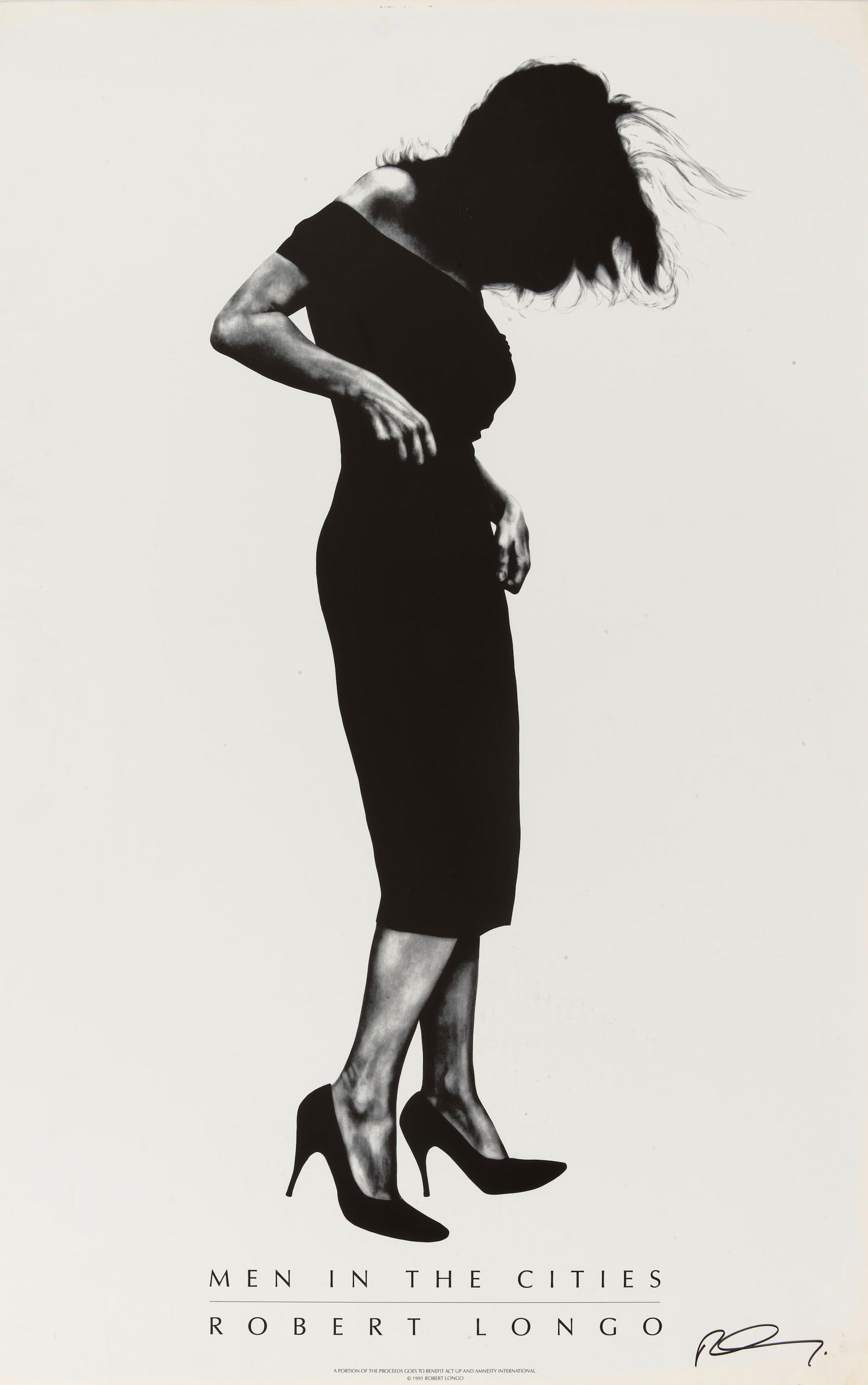 ROBERT LONGO 'GRETCHEN BENDER' POSTER PRINT (1 of 1)