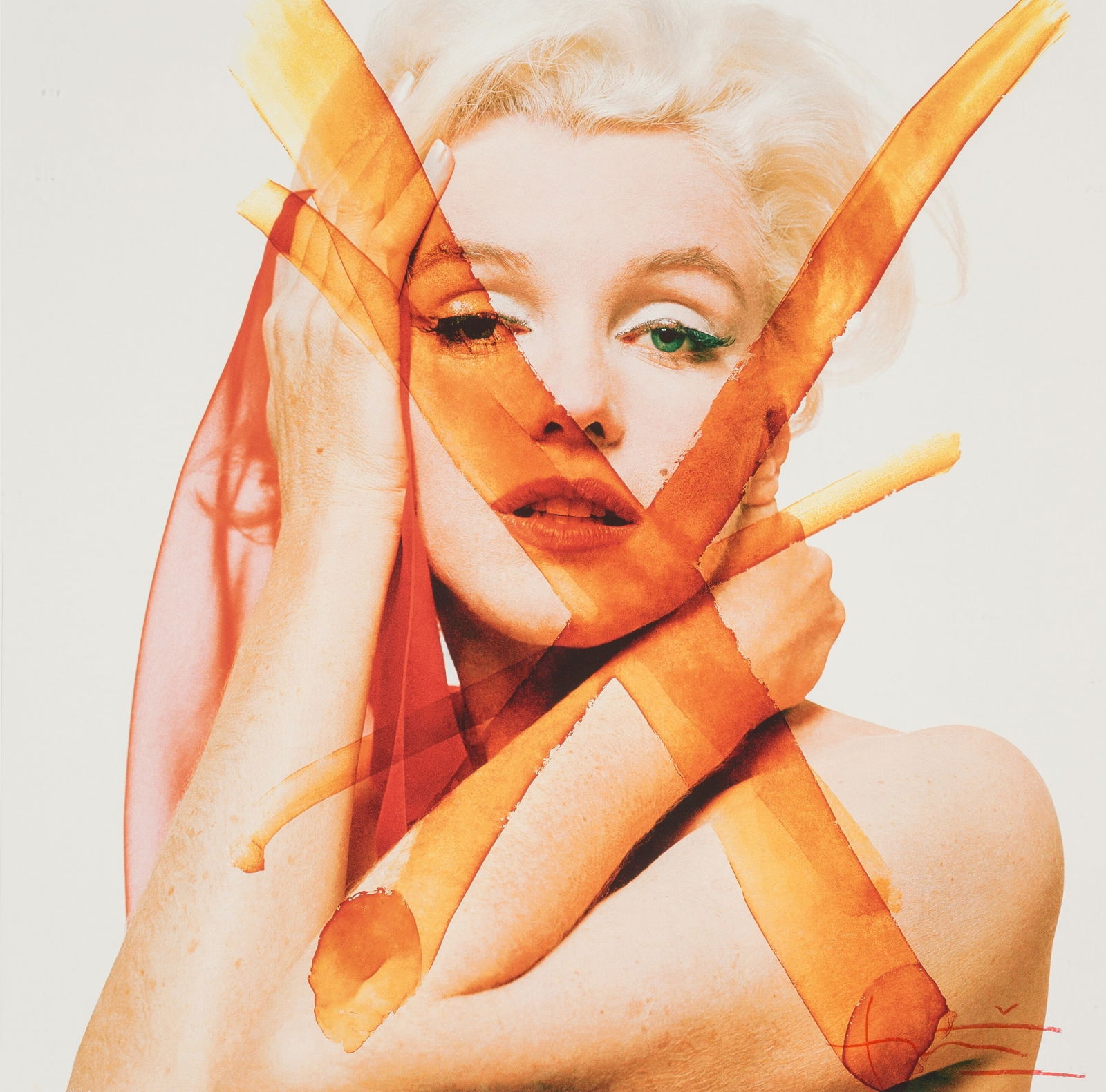 BERT STERN 'MARILYN MONROE DOUBLE CRUCIFIX' PRINT (1 of 1)