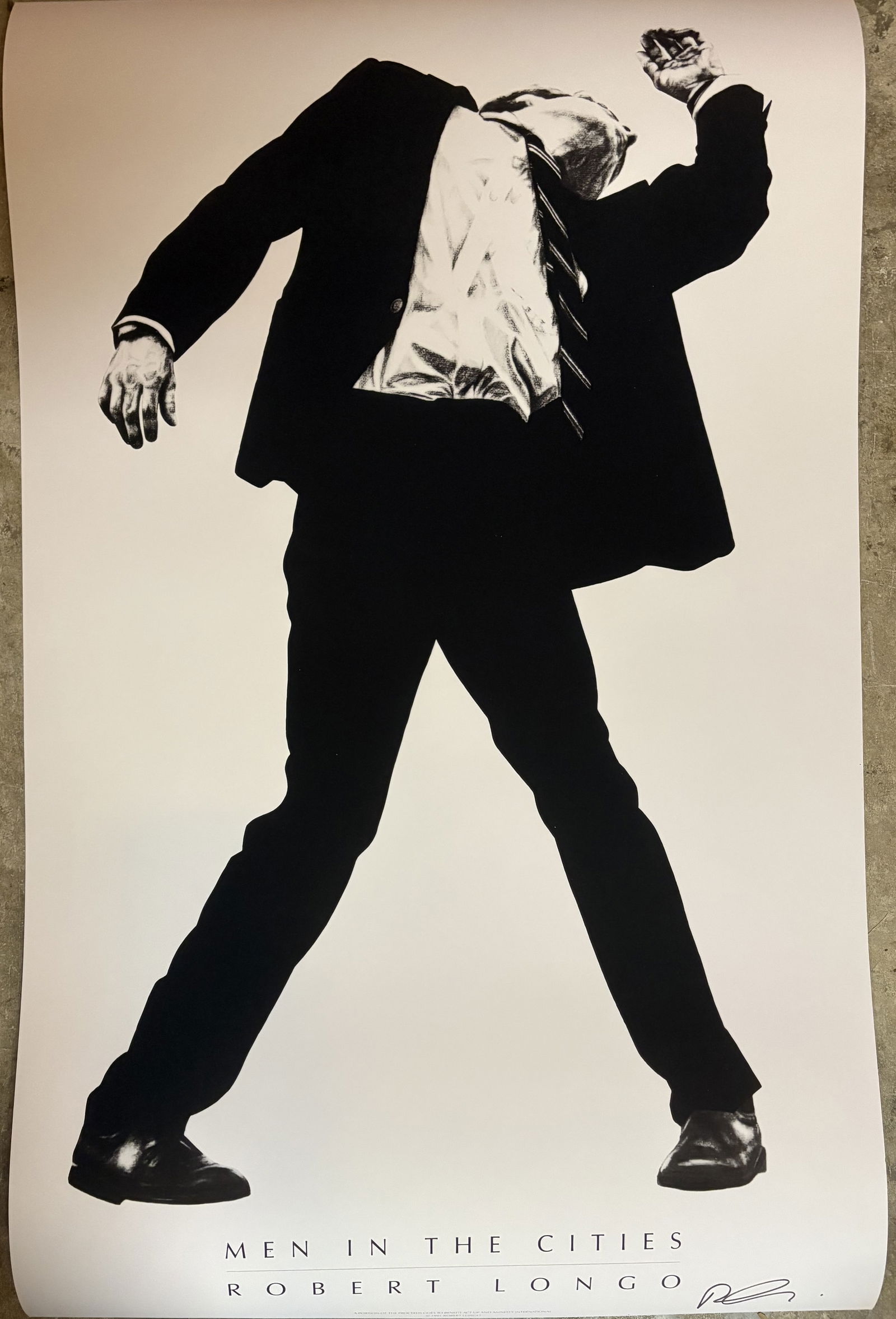 ROBERT LONGO RICK POSTER PRINT (1 of 1)