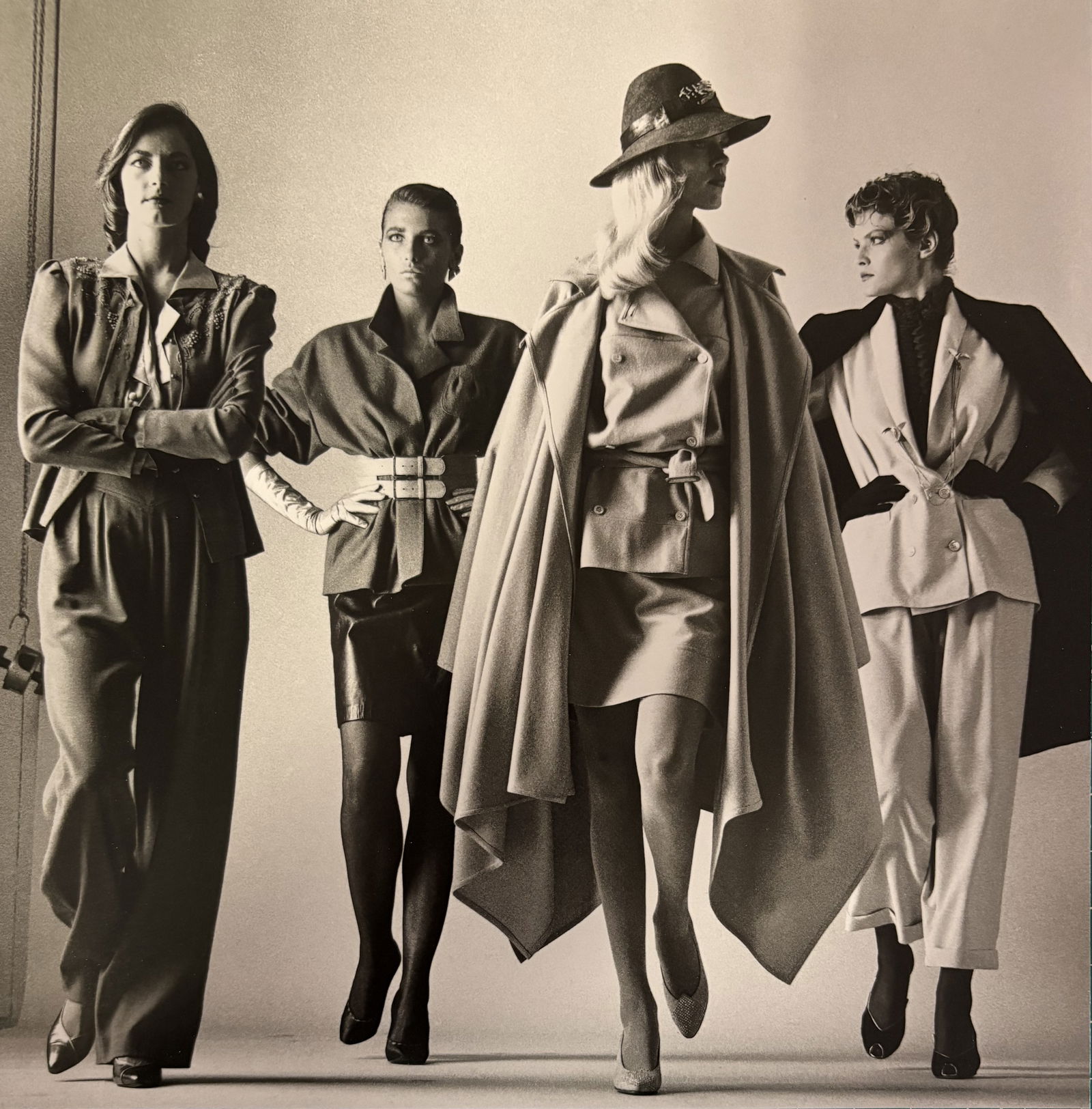 HELMUT NEWTON SIE KOMMEN DRESSED DUOTONE PRINT (1 of 1)