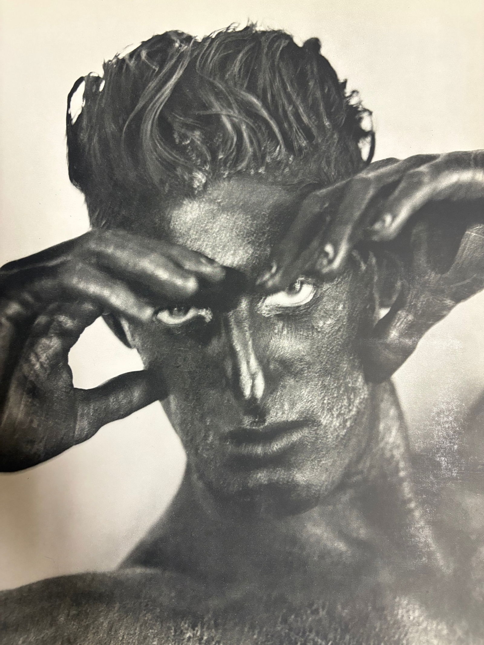 HERB RITTS ELIOT PORTER PHOTOGRAVURE: Herb Ritts Eliot Porter Photogravure mounted to board measuring at 10.5x14 inches