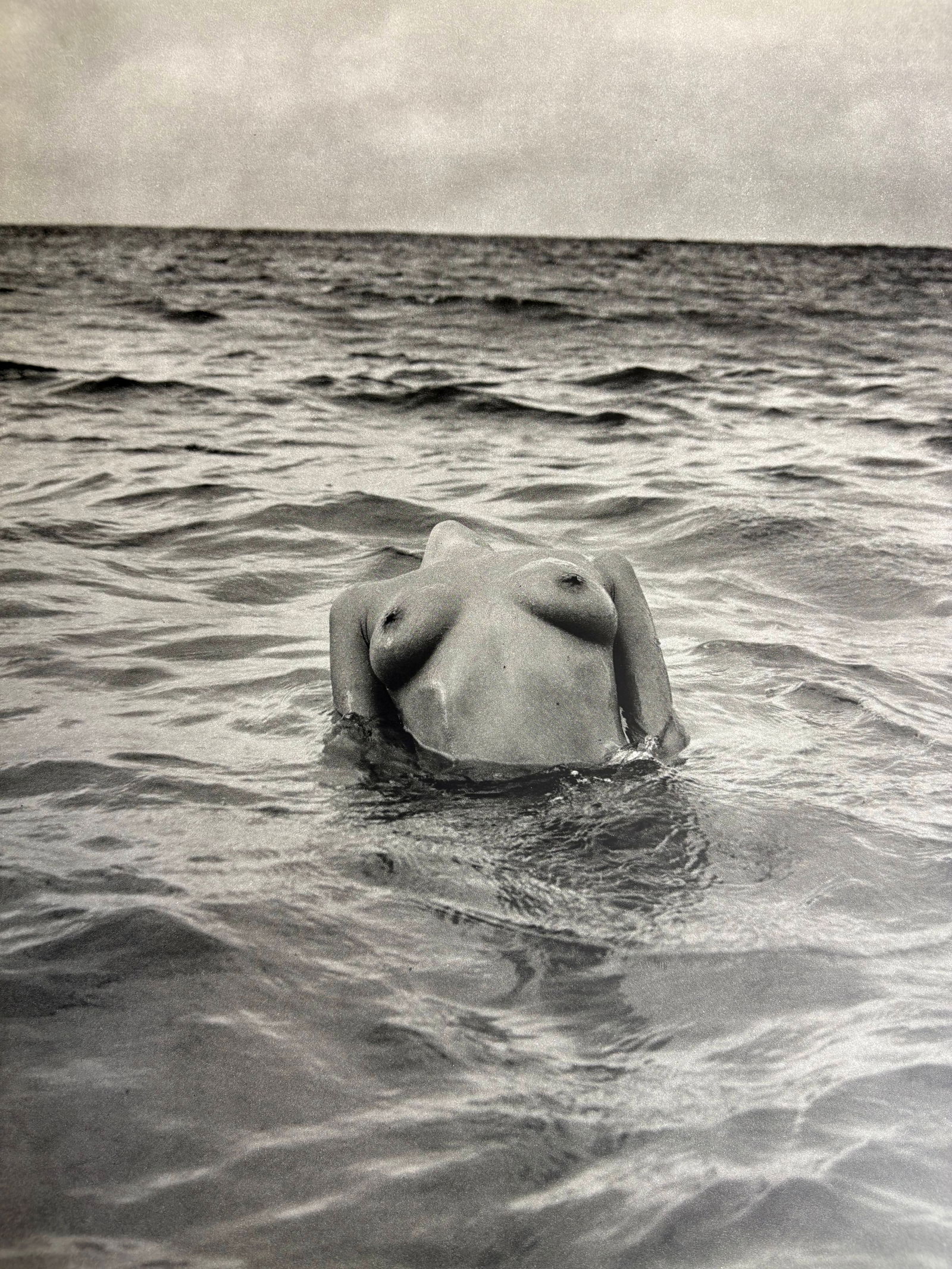HERB RITTS UNTITLED PHOTOGRAVURE: Herb Ritts Untitled Photogravure mounted to board measuring at 10.75x14 inches