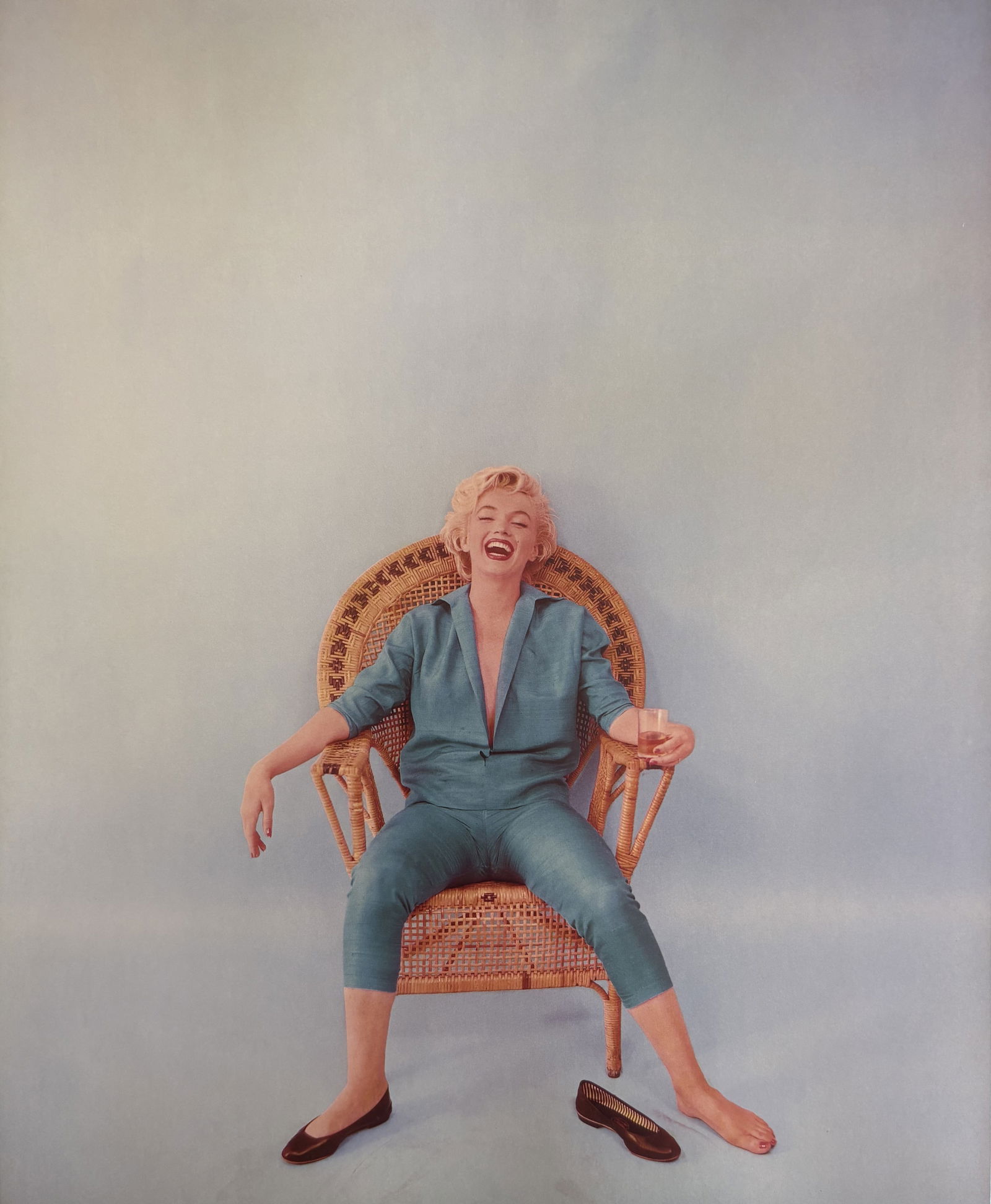 MILTON GREENE MARILYN PHOTOGRAVURE: Milton Greene Marilyn Photogravure mounted to board measuring at 9.5x12.25 inches