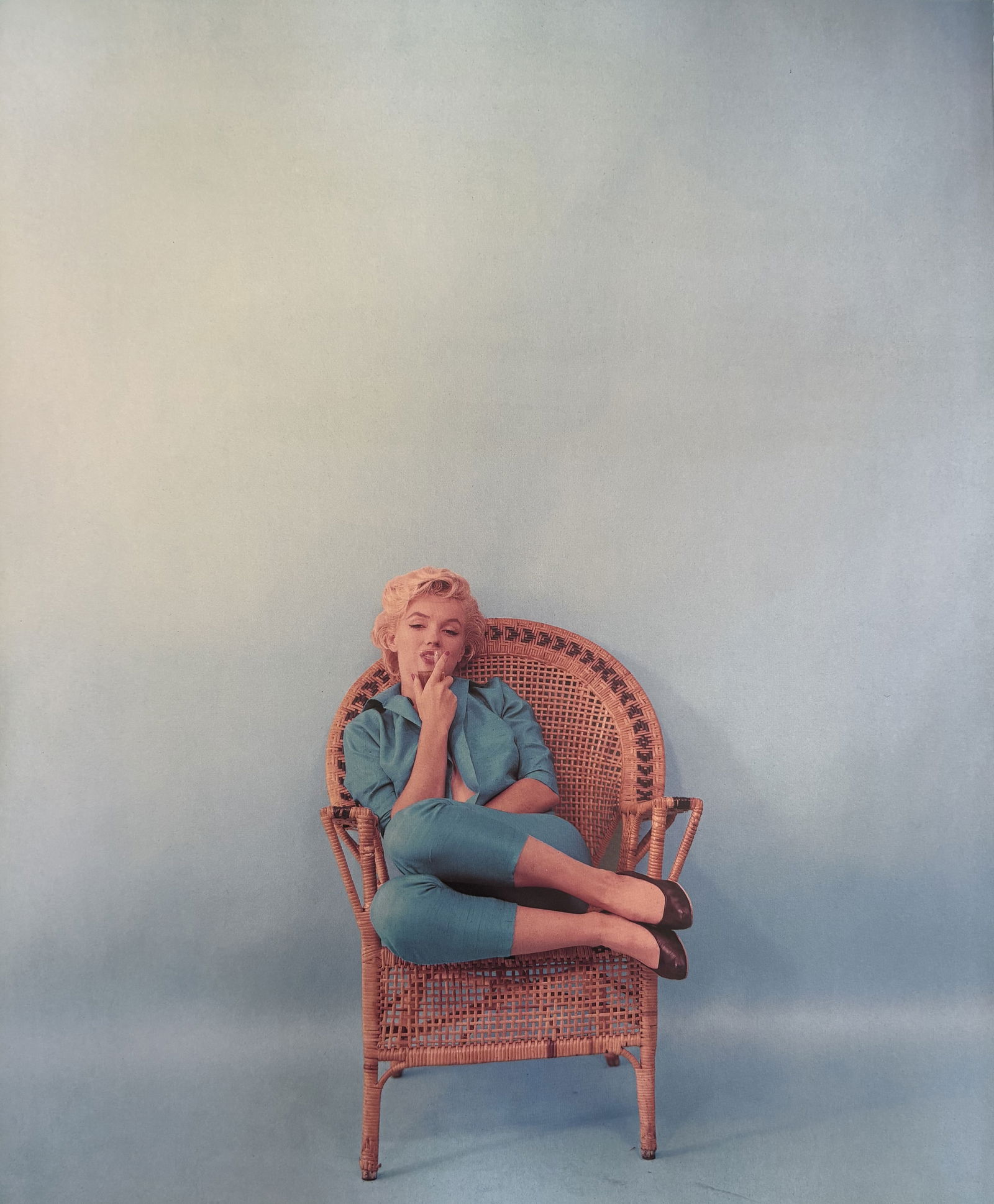 MILTON GREENE MARILYN PHOTOGRAVURE: Milton Greene Marilyn Photogravure mounted to board measuring at 9.5x12.25 inches