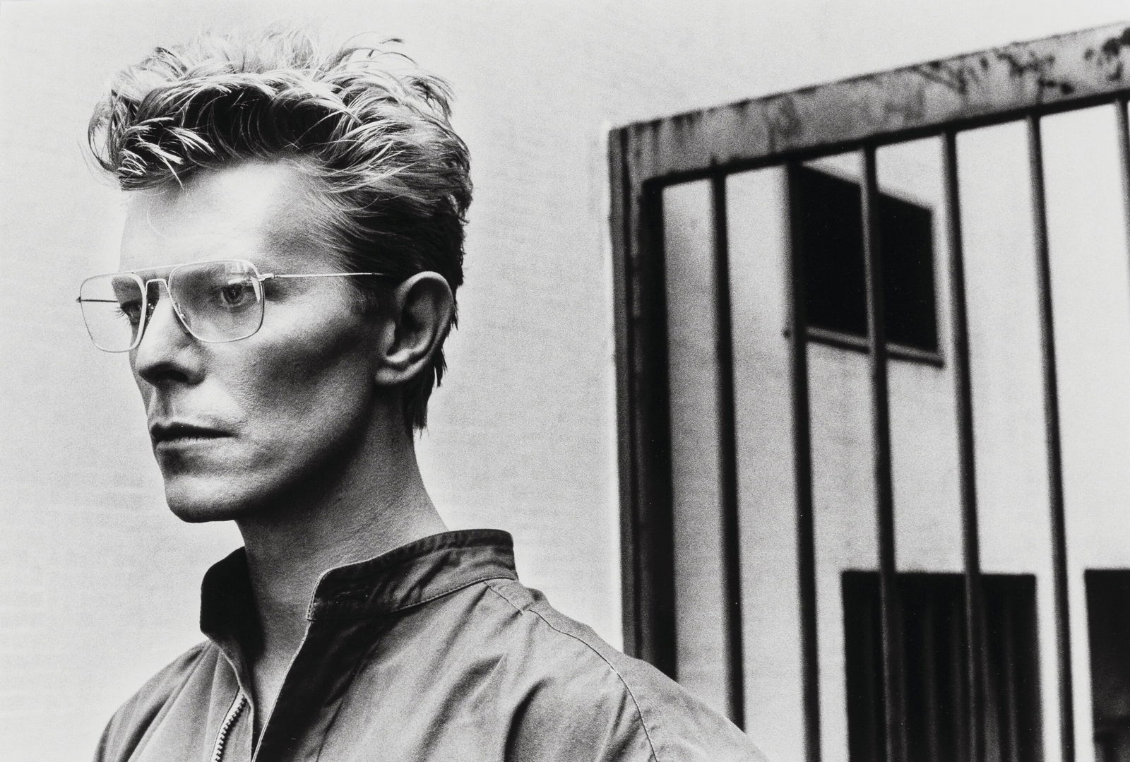 HELMUT NEWTON DAVID BOWIE PRINT: Helmut Newton David Bowie Print professionally mounted to conservation board measuring at 9.5x14.25 inches.