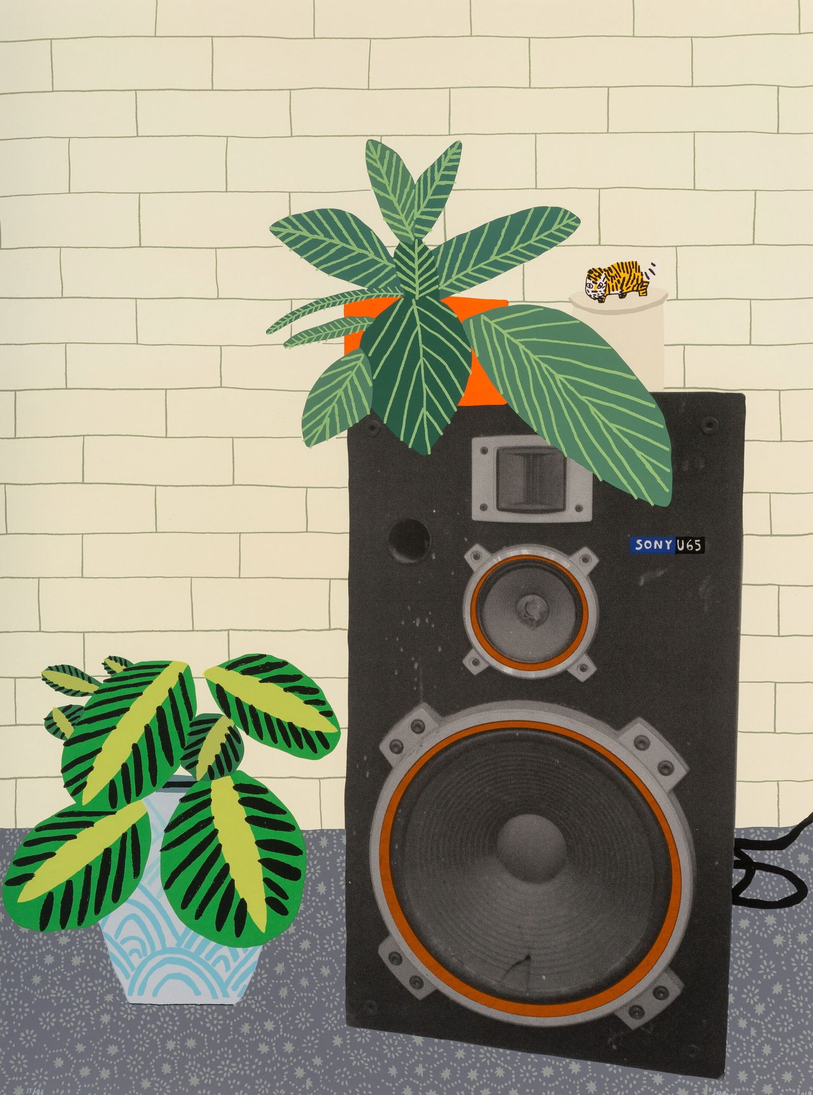 JONAS WOOD SPEAKER STILL LIFE PRINT (1 of 1)