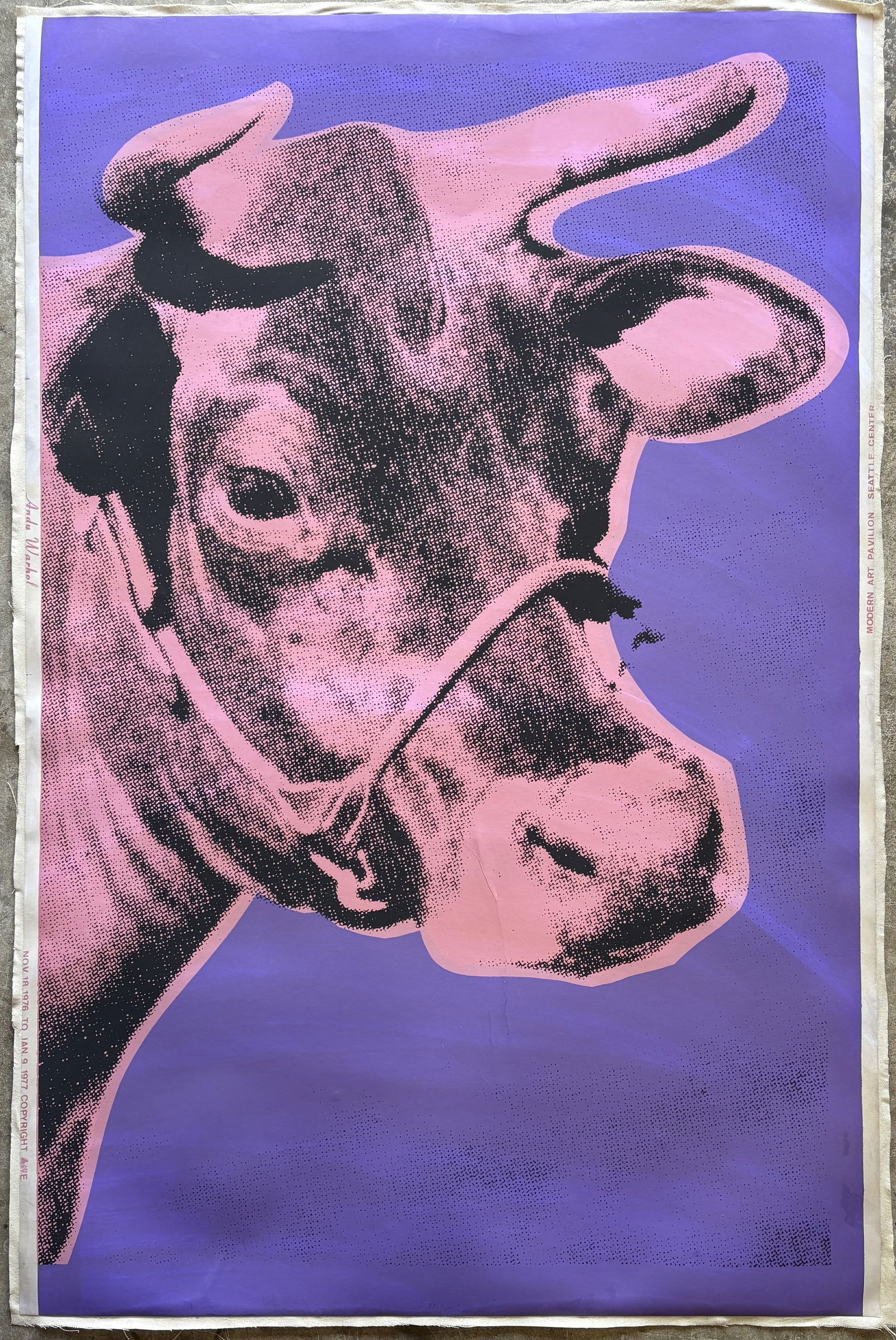ANDY WARHOL COW WALLPAPER (1 of 4)